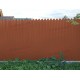 Профнастил фигурный С10 - 0,45 Окрас - Б, RAL 8004 терракота.