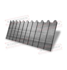 Профнастил фигурный C8 - 0,45 Print Premium Silver Wood.