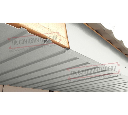 Планка карнизного свеса 200х30х2000 Norman ПЭ-9002-0.5