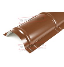 Планка конька круглого R110х2000 PURMAN-Argillite-0.5