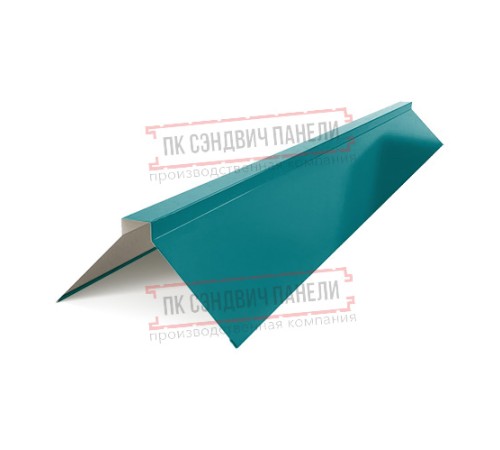 Планка конька плоского 150х150х2000 ПЭ-5021-0.5