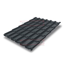 Металлочерепица Классик RAL7016 Velur-0,5