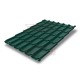 Металлочерепица классик плюс RAL6005 Quarzit-0.5