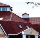Металлочерепица Квадро профи RAL3005 Полиэстер-0,4