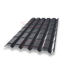 Металлочерепица Монкатта RAL7024 Satin-0,5