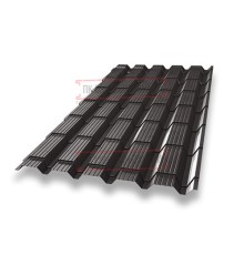 Металлочерепица Квадро профи RR32 Rooftop Matte-0,5