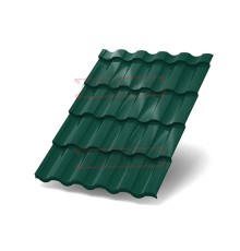 Металлочерепица Монтекристо-XL RAL6005 Norman-0.5