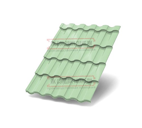 Металлочерепица Монтекристо-XL RAL6019 Norman-0.5