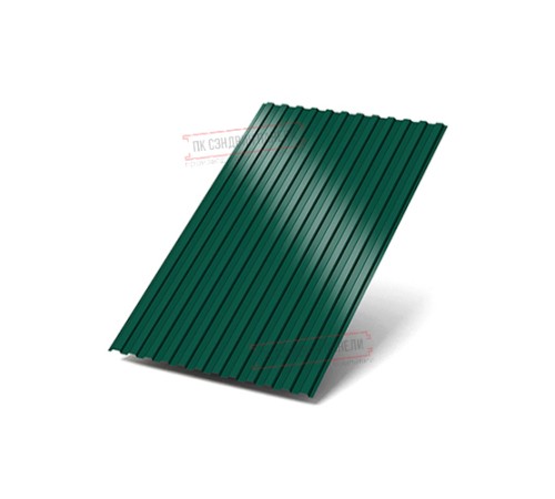 Профилированный лист МП10х1100 Norman RAL6005-0.5