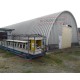 Профнастил H112ПГ-0.7, для бескаркасных ангаров, Полиэстер RAL 7004.